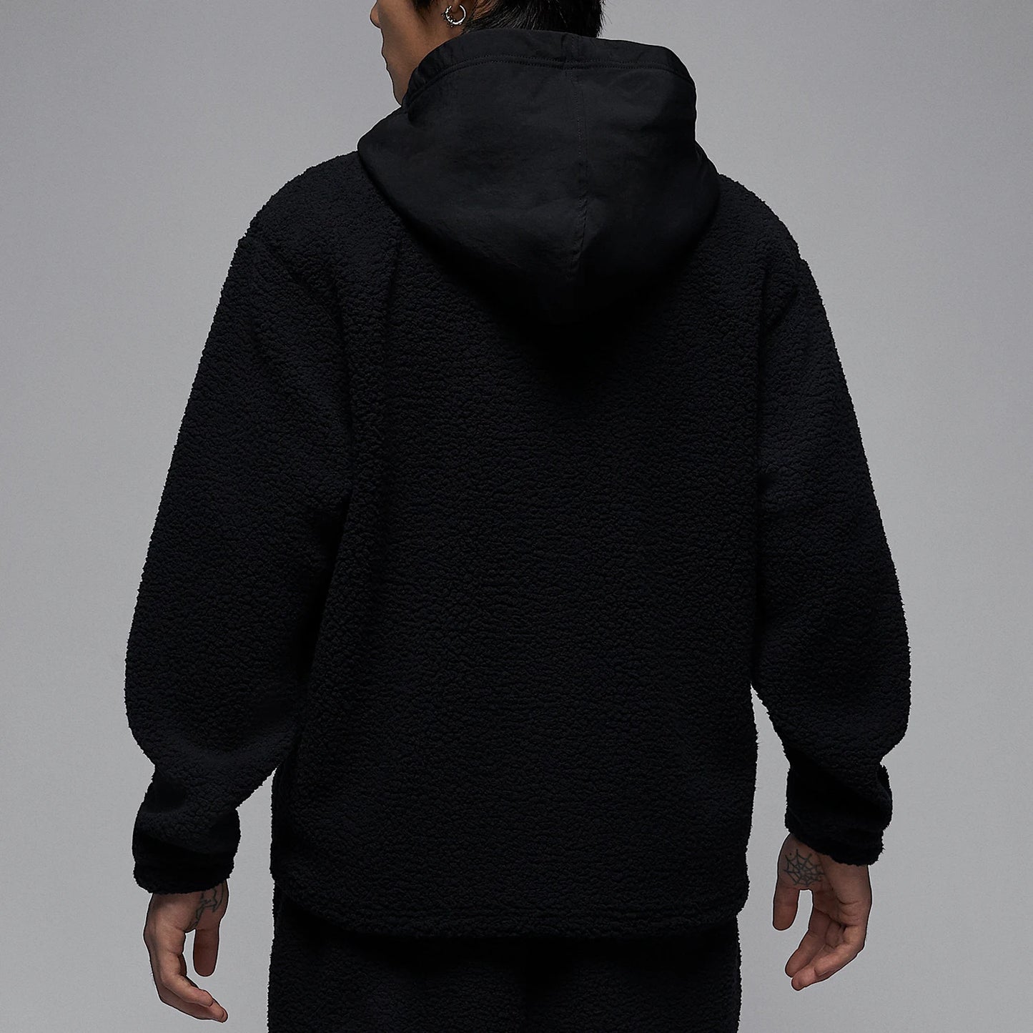 Nike Official Genuine JORDAN Men's Faux Shearling Fleece Hoodie FV7453-010