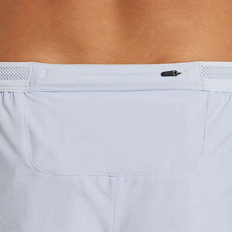 Nike Swoosh Aeroswift logo lace-up quick-dry lined casual sports shorts for men, football gray FN3350-085