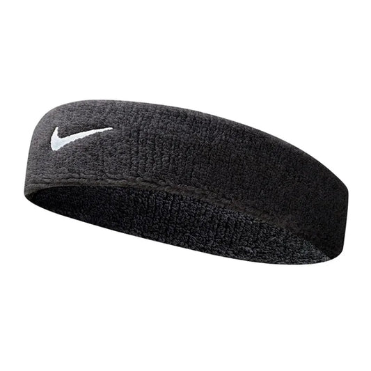 Nike Swoosh Fashion Trendy One Piece Cotton Hairband Unisex Couple Style Black AC2285-010