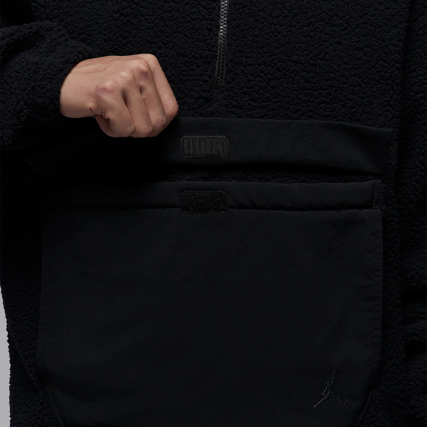 Nike Official Genuine JORDAN Men's Faux Shearling Fleece Hoodie FV7453-010