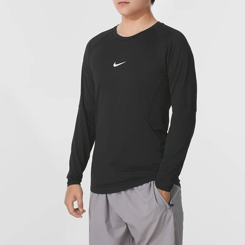 Nike Men's Pro Quick-Dry Compression Shirt Sports T-Shirt Fitness Basketball Pullover Fb7920-010