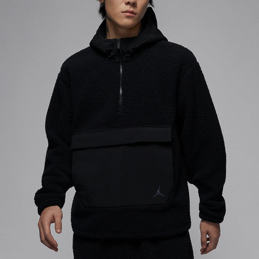 Nike Official Genuine JORDAN Men's Faux Shearling Fleece Hoodie FV7453-010