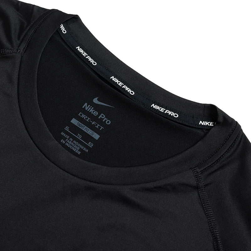 Nike Men's Pro Quick-Dry Compression Shirt Sports T-Shirt Fitness Basketball Pullover Fb7920-010