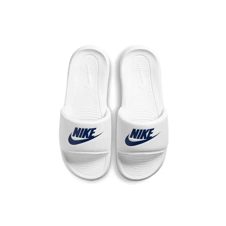 Nike Victori One White Black Fashion Soft Anti-Slip Breathable Cushioned Men Slides Slippers Sports Slides CN9675-005