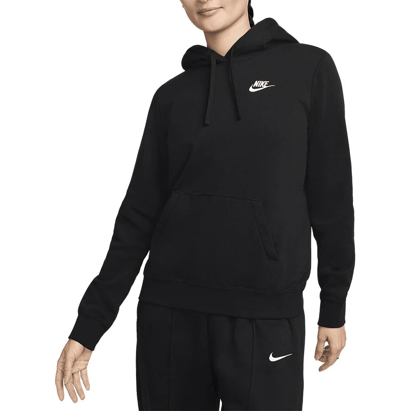 Nike Official Genuine 2024 New Collection Women's Light Fleece Hooded Casual Hoodie DQ5794-010