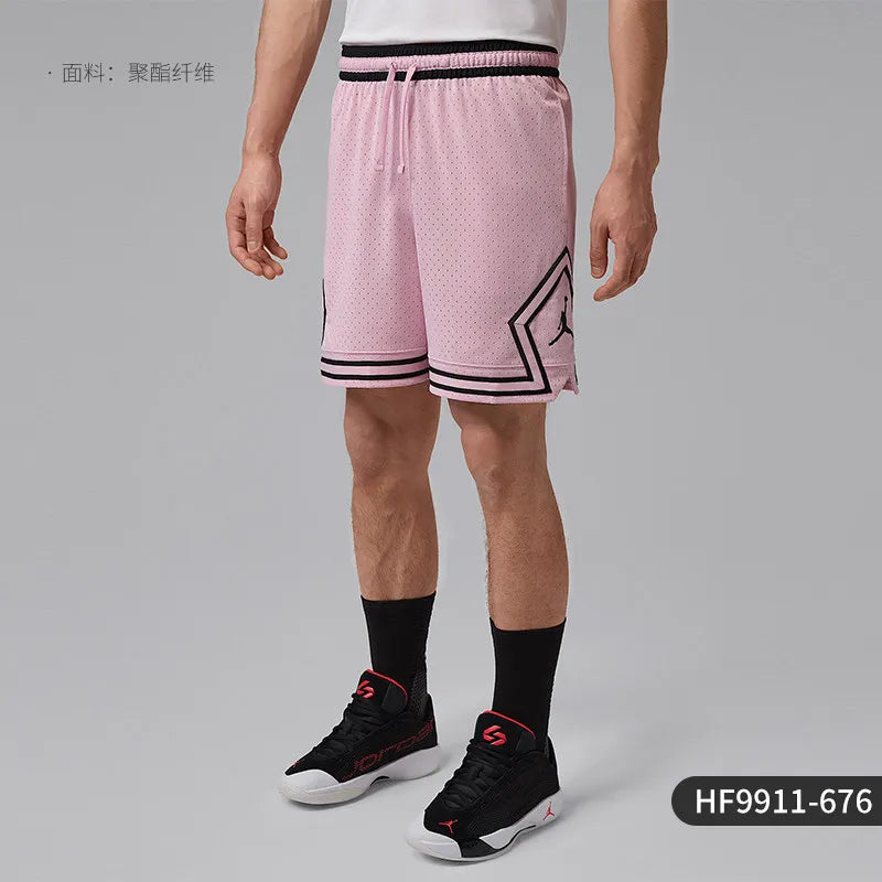 Nike Official Authentic JORDAN Men's Basketball Breathable Lace-Up Sports Shorts HF9911-010