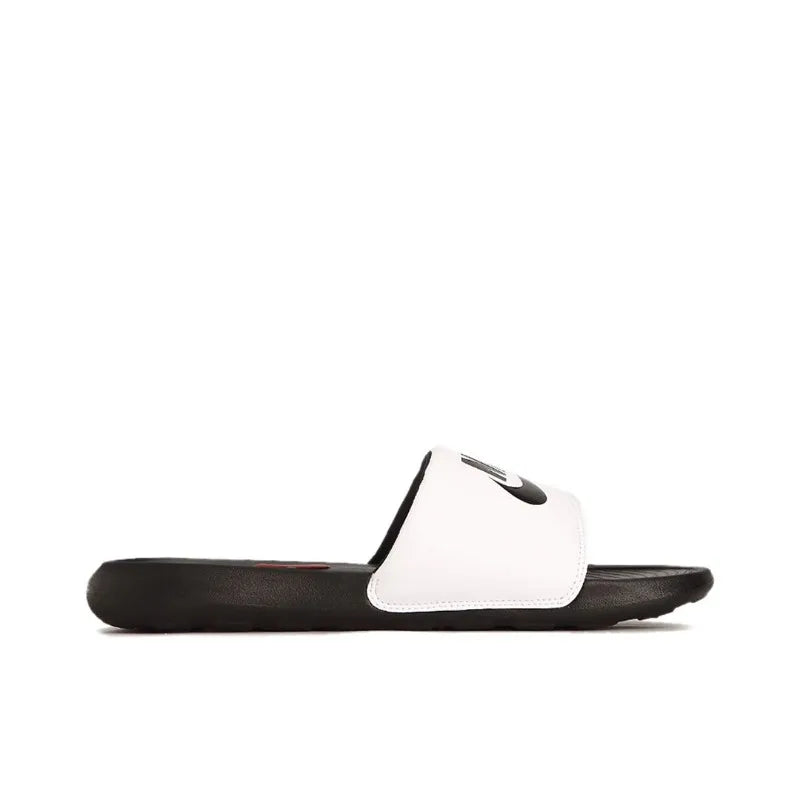 Nike Victori One White Black Fashion Soft Anti-Slip Breathable Cushioned Men Slides Slippers Sports Slides CN9675-005