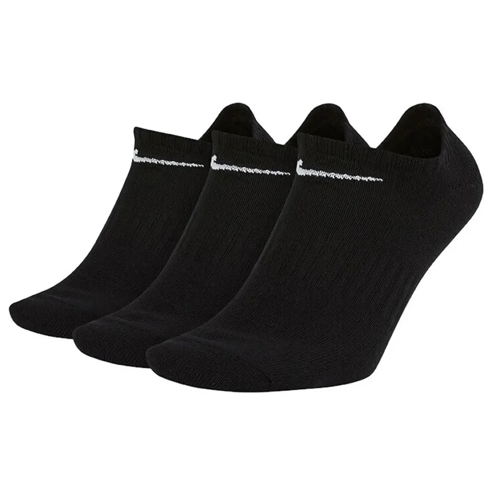NIKE EVERYDAY CUSH CREW 3PR Basic Long-Distance Training Towel Socks Comfortable and Breathable Unisex High-Top Socks SX7664-100